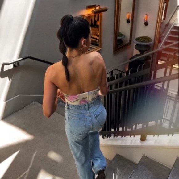 BLOGGER'S FAVE! Zara Floral Corset Top Sz XS, S, M, L NWT - Picture 16 of 17